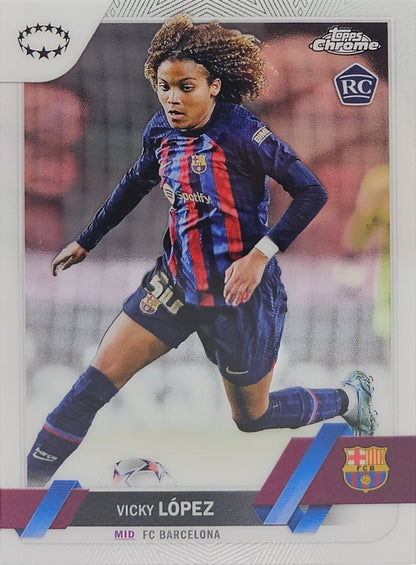 Vicky López (RC) - Topps Chrome UEFA Women's Champions League 22/23