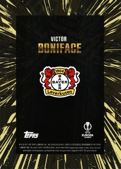 Victor Boniface - Topps Gold UEFA Club Competitions 23/24
