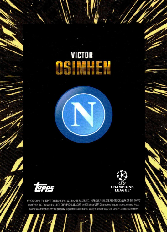 Victor Osimhen - Elite - Topps Gold UEFA Club Competitions 23/24
