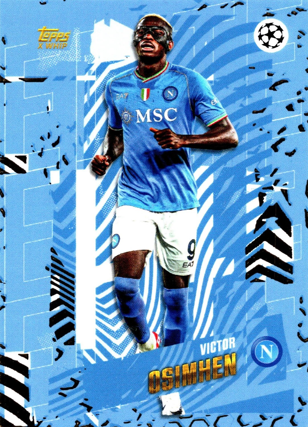 Victor Osimhen - Elite - Topps Gold UEFA Club Competitions 23/24