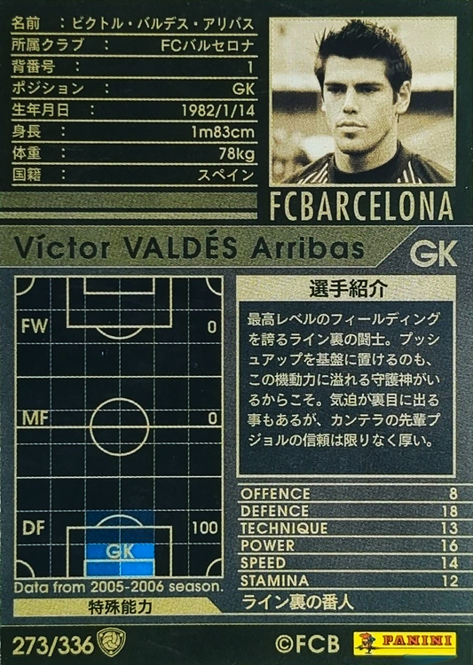 Víctor Valdés - European Clubs - WCCF 05/06