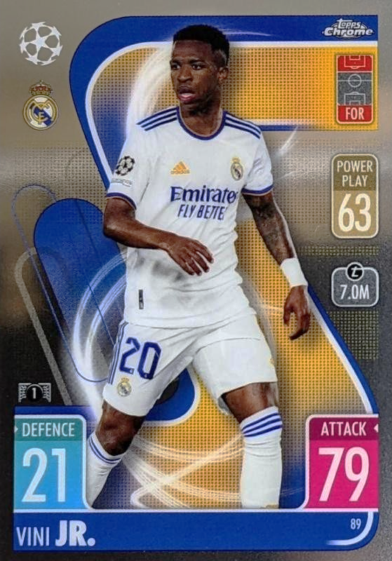 Vini Jr. - Topps Chrome Match Attax UEFA Champions League 21/22