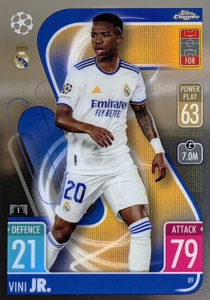 Vini Jr. - Topps Chrome Match Attax UEFA Champions League 21/22