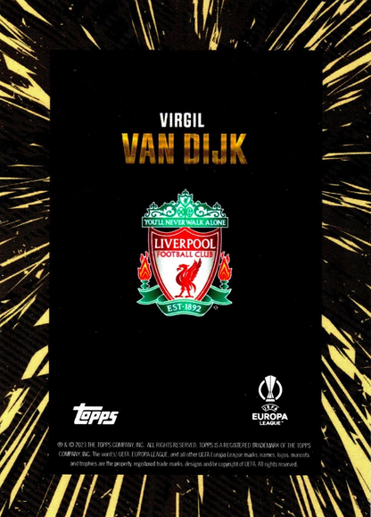 Virgil Van Dijk - Topps Gold UEFA Club Competitions 23/24