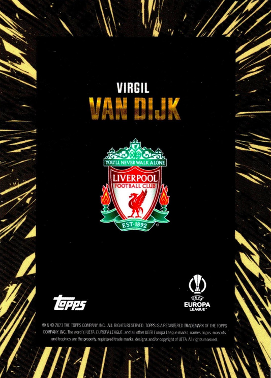 Virgil Van Dijk - Topps Gold UEFA Club Competitions 23/24