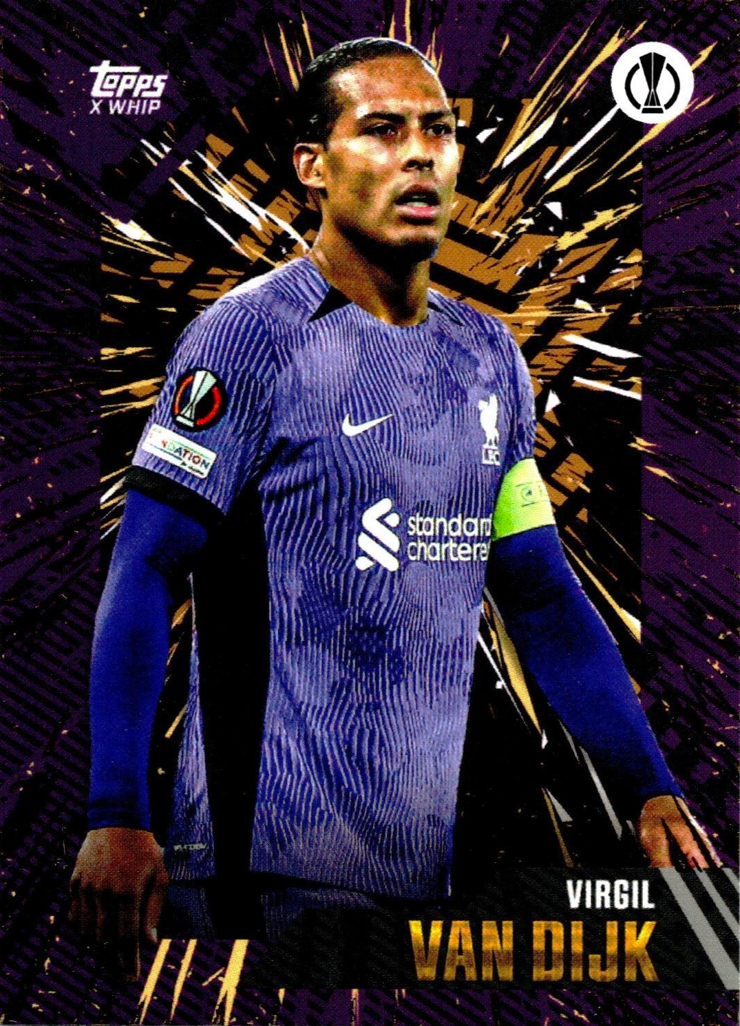Virgil Van Dijk - Topps Gold UEFA Club Competitions 23/24
