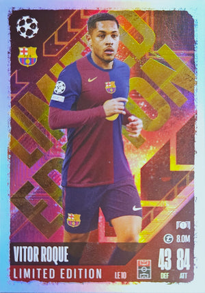 Vitor Roque - Limited Edition - Match Attax UEFA Club Competitions 24/25