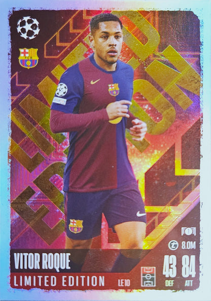 Vitor Roque - Limited Edition - Match Attax UEFA Club Competitions 24/25