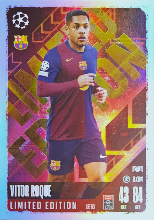 Vitor Roque - Limited Edition - Match Attax UEFA Club Competitions 24/25