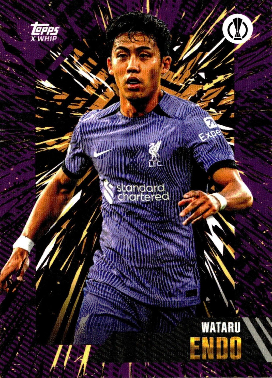 Wataru Endo - Topps Gold UEFA Club Competitions 23/24