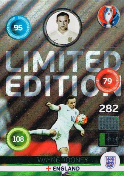 Wayne Rooney - Limited Edition - Adrenalyn XL Euro 2016 Francia