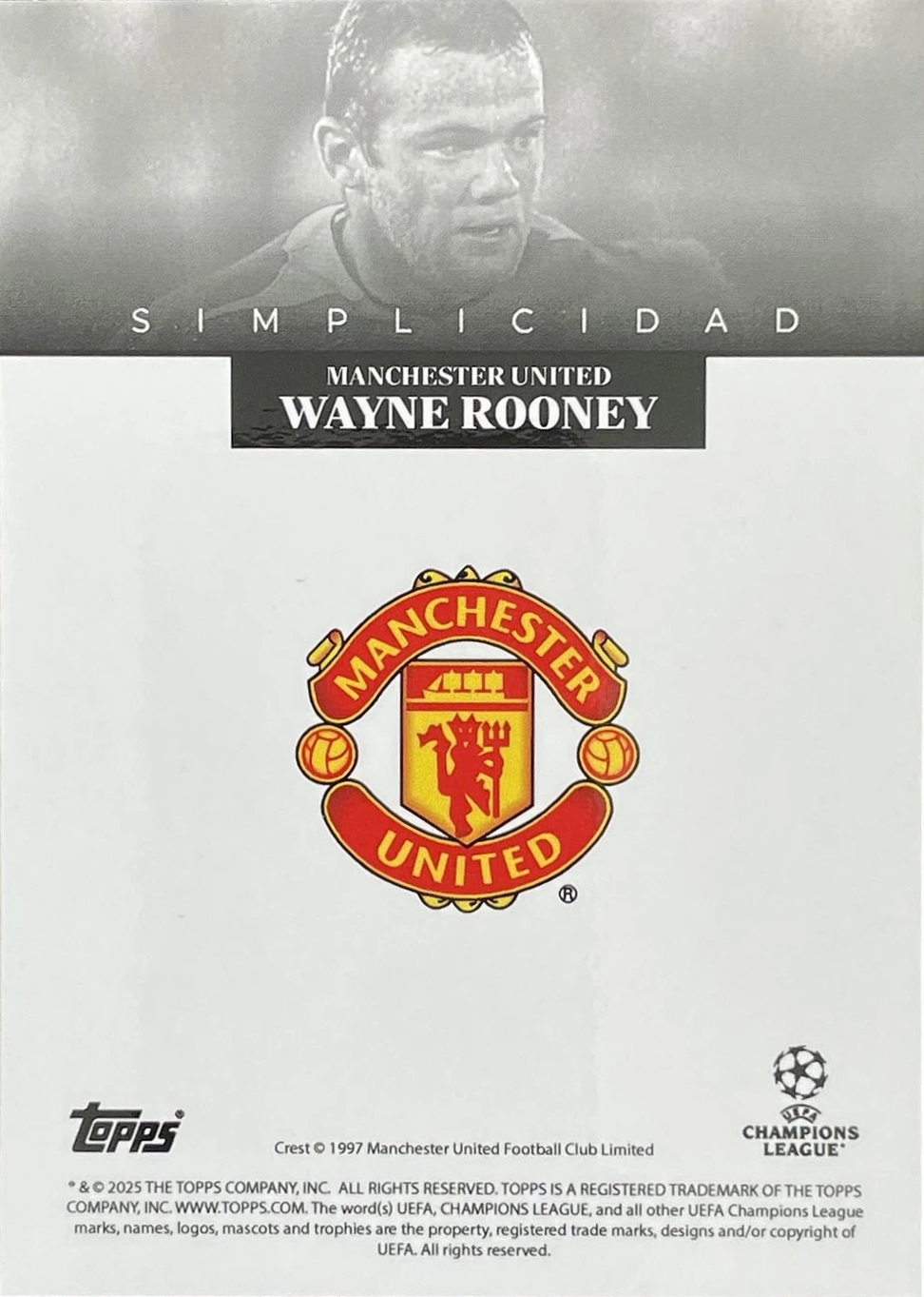 Wayne Rooney - Simplicidad UEFA Club Competitions 24/25