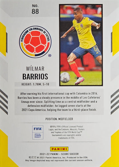 Wílmar Barrios (RC) - Score Soccer 21/22