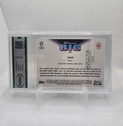 Xavi Hernández - Dream Big - Sollys 10 - Topps Chrome Sapphire UEFA Euro 2024 Germany