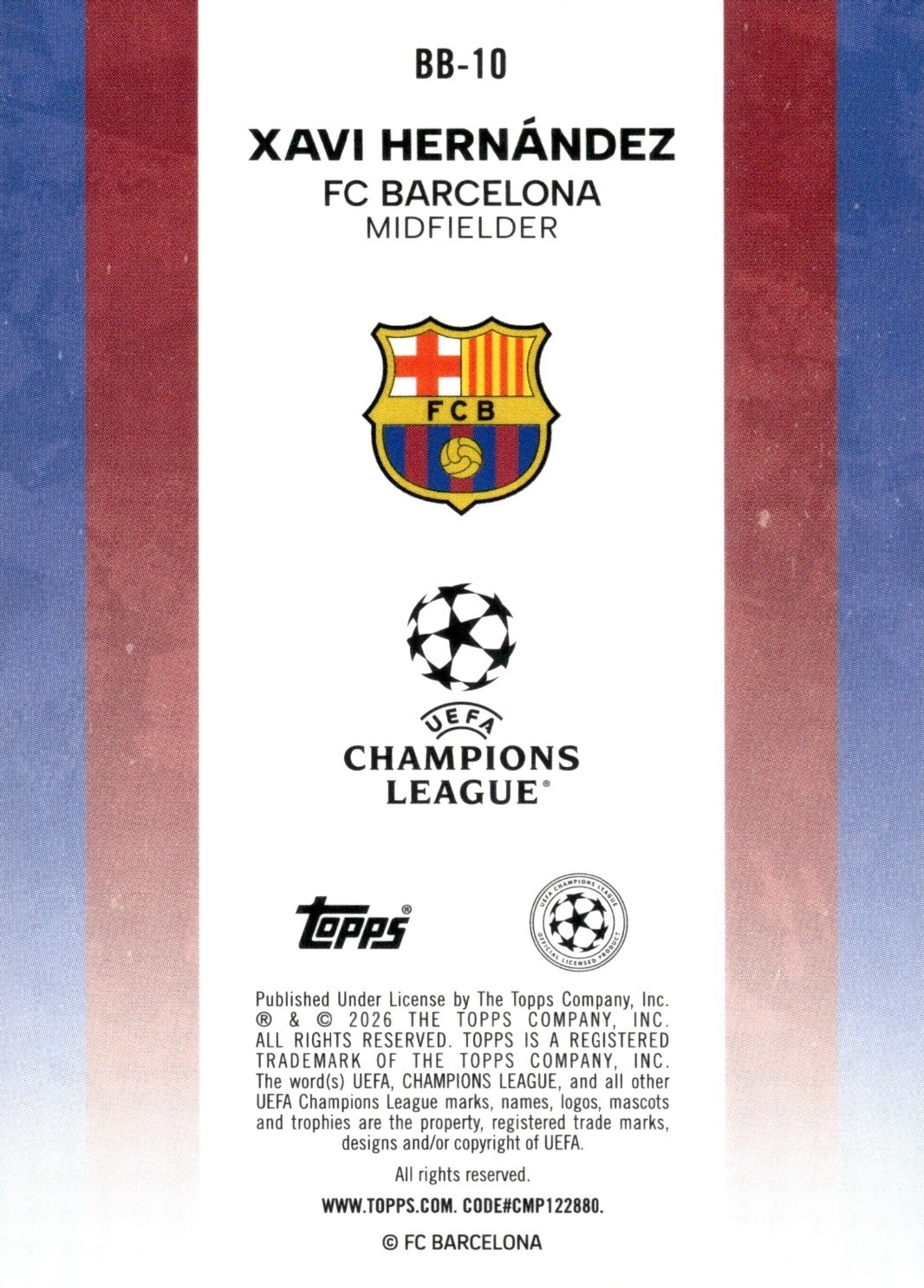 Xavi Hernández - Best of the best - UEFA Club Competitions 25/26