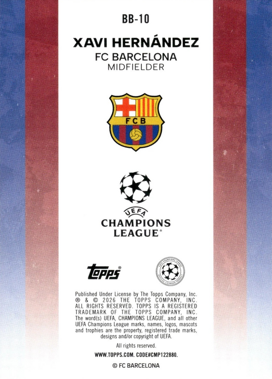 Xavi Hernández - Best of the best - UEFA Club Competitions 25/26