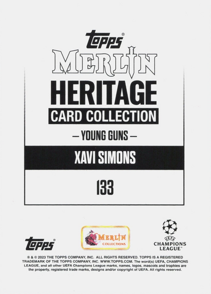 Xavi Simons - Young Guns - Merlin Heritage UEFA Club Competitions 23/24