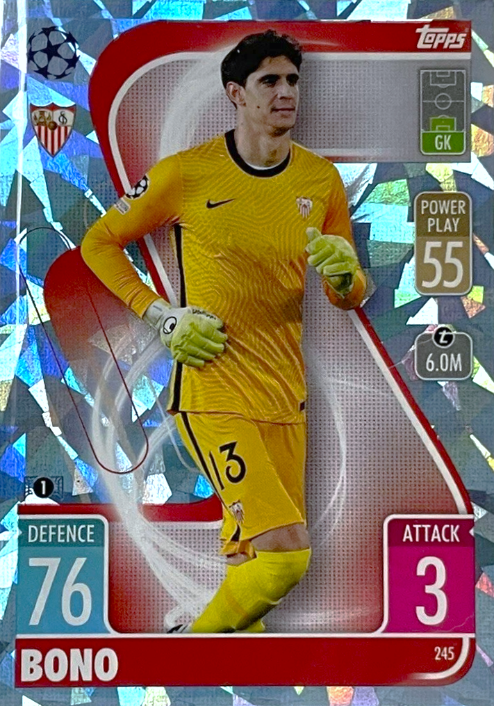 Yassine Bounou - Cristal - Match Attax UEFA Club Competitions 21/22