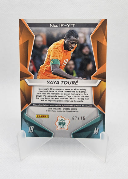 Yaya Touré /75 - Parche - International Fabrics - Spectra Soccer 16/17