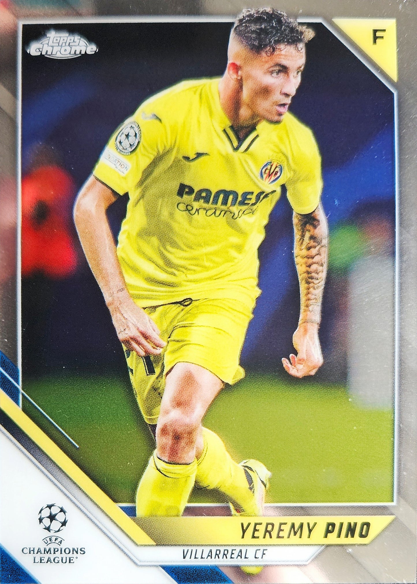 Yeremy Pino - Topps Chrome UEFA Champions League 21/22