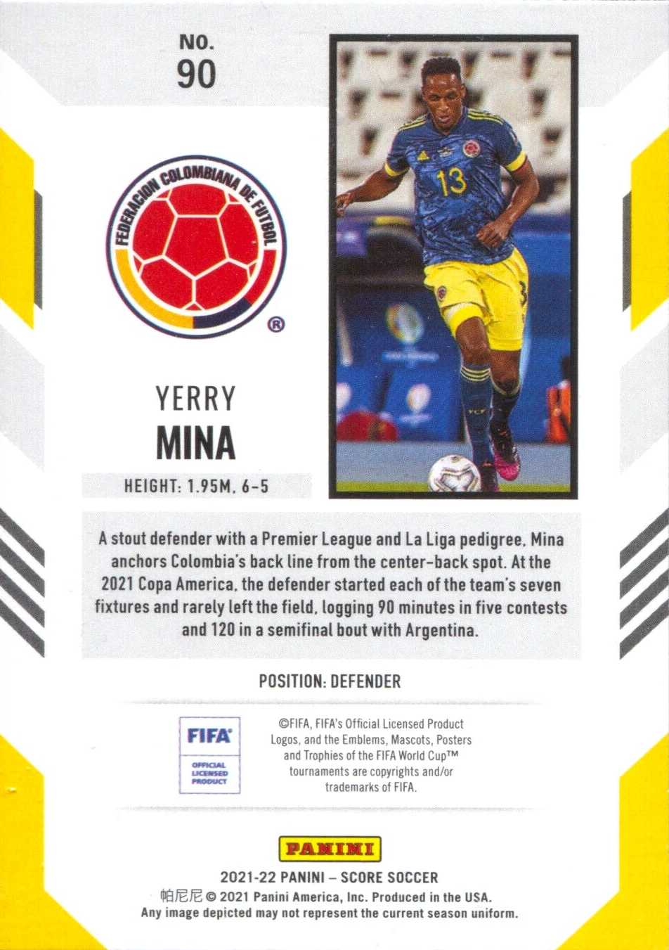 Yerry Mina - Red Lava - Score Soccer 21/22
