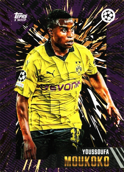 Youssoufa Moukoko - Topps Gold UEFA Club Competitions 23/24