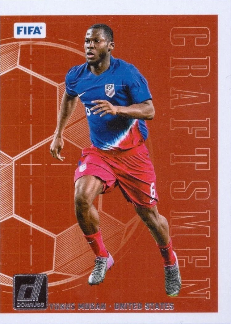 Yunus Musah - Craftsmen Silver - Donruss Soccer 24/25