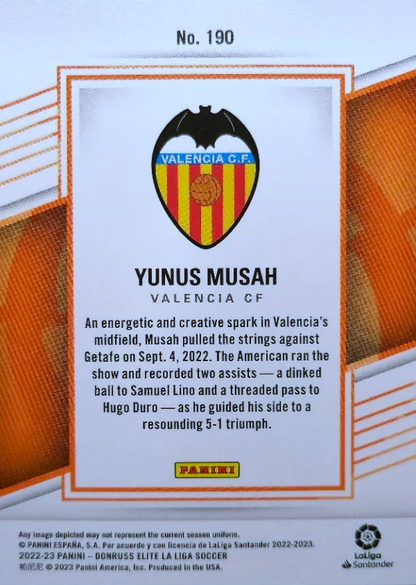Yunus Musah - Donruss Elite LaLiga 22/23