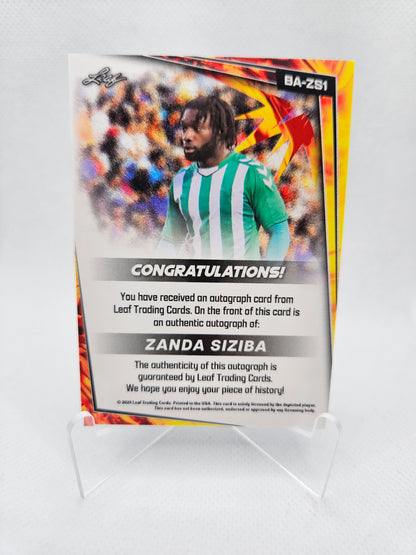 Zanda Siziba - Autógrafo original - Leaf 2024