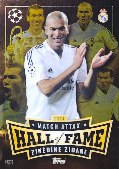 Zinedine Zidane - Hall of Fame - Match Attax UEFA Club Competitions 24/25
