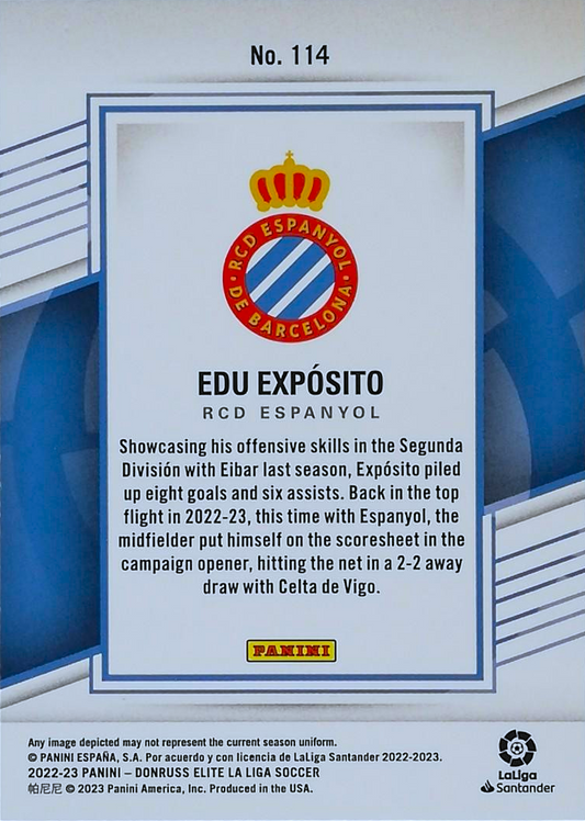 Edu Expósito - Donruss Elite LaLiga 22/23